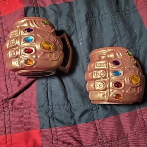Infinity Gauntlet Mug Set with Gem Accents Set Of 2